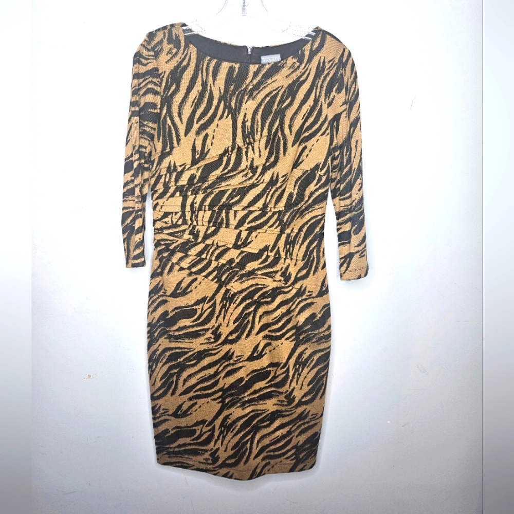 Rabbit Rabbit Rabbit Designs Animal Print Sheath Dress Size 8